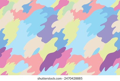 Brush Stroke Art Style, Pattern Seamless, Abstract Design for packaging design, fabric printing, wallpaper, book covers, printing, wrapping, pastel colors
