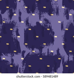 Brush stroke artistic seamless pattern