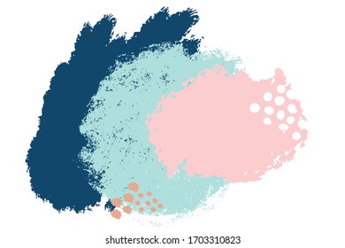 Brush stroke background.  Pastel colors. Hand  drawn for your design