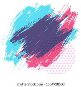 Brush stroke background for your design. Hand painted illustration