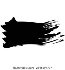 Brush Stroke Banner Background Design