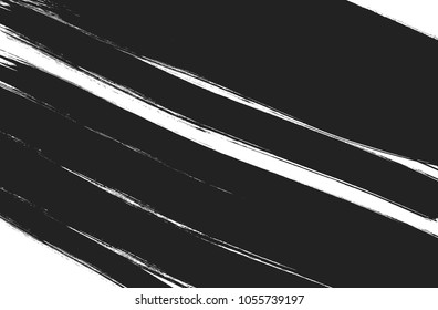 Brush stroke black background. Abstract brush stroke pattern. 