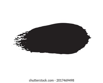 Brush stroke, black paint, ink brush stroke, brush, line or texture. Vector paintbrush set. Grunge design elements. 