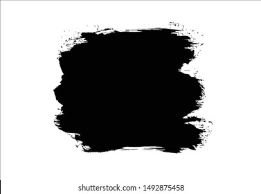 brush stroke black watercolor background.vector creative illustration.