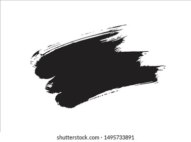 brush stroke black watercolor background.vector creative illustration