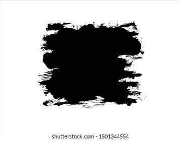 brush stroke black watercolor background.vector creative illustration background.