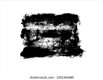 brush stroke black watercolor background.vector creative illustration background.