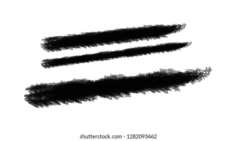 brush stroke bleck vector