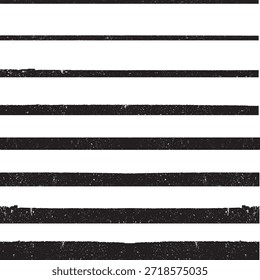Colección de trazo de pincel . Líneas de Grunge. Rayas de Vector. Divisores negros afligidos. conjunto de forma texturizada sucia. arañazos para su diseño.
