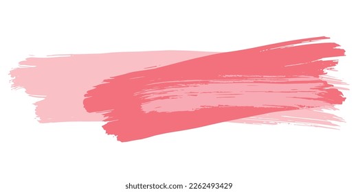 Brush stroke composition element. Vector stock hand draw illustration isolated on white background for design template, border and frame. EPS10