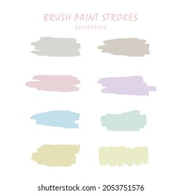 brush stroke concept with pastel color, hand-drawn ink splash