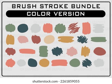 Brush Stroke Design - Bundle 