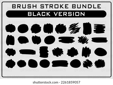 Brush Stroke Design - Bundle 