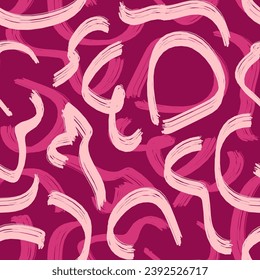 brush stroke Fashion  pattern, dress trim, splash paint, textile abstract design, seamless sweet print