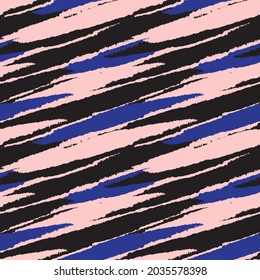 Brush stroke fur pattern design for fashion prints, homeware, graphics, backgrounds