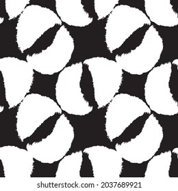 Brush stroke fur pattern design for fashion prints, homeware, graphics, backgrounds