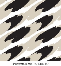 Brush stroke fur pattern design for fashion prints, homeware, graphics, backgrounds