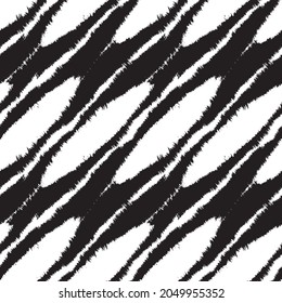 Brush stroke fur pattern design for fashion prints, homeware, graphics, backgrounds