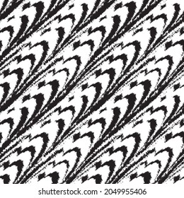 Brush stroke fur pattern design for fashion prints, homeware, graphics, backgrounds