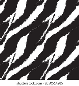 Brush stroke fur pattern design for fashion prints, homeware, graphics, backgrounds