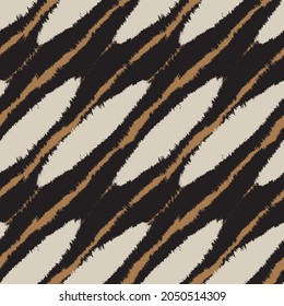 Brush stroke fur pattern design for fashion prints, homeware, graphics, backgrounds