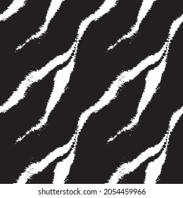 Brush stroke fur pattern design for fashion prints, homeware, graphics, backgrounds