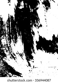 brush stroke grunge element background on white