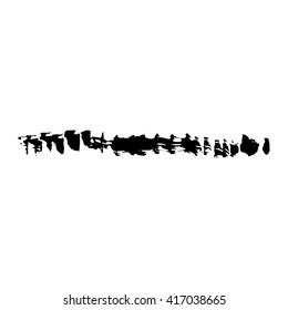 Brush Stroke Grunge Vector Textured