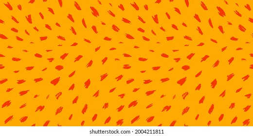 Brush stroke hand painted seamless pattern. Vector animal skin print. Fashion stylish organic texture