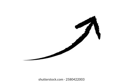 Brush Stroke Hand-Drawn Arrows Sketch, Doodle, Ink, Grunge, Paint Stroke, Calligraphy, Marker, Scribble, Handmade, Abstract, Upward Direction, Growth, Creative, Directional Symbol Design - Powered by Shutterstock - Get 15% off with code: PIKWIZARD15