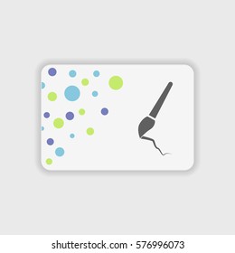 Brush stroke  icon illustration isolated vector sign symbol
