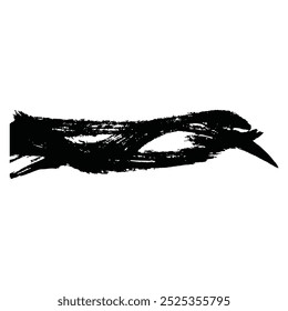 Arquivo de vetor de ilustração de traçado de pincel