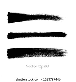 brush stroke ink watercolor.Vector paint background.