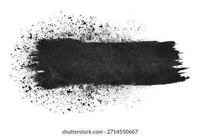 brush stroke isolated on white background