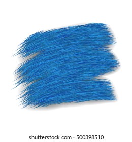 Brush stroke isolated on white background. Watercolor paint stain. Vector background.
