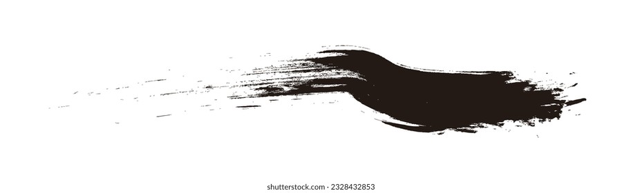 
brush stroke. Japanese design material.