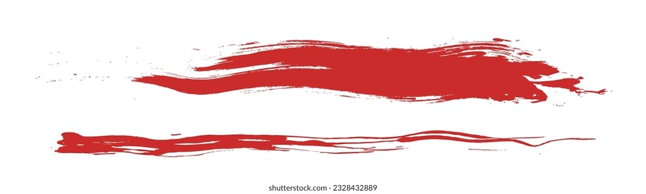 
brush stroke. Japanese design material.