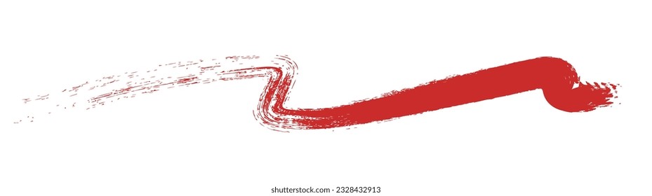 
brush stroke. Japanese design material.