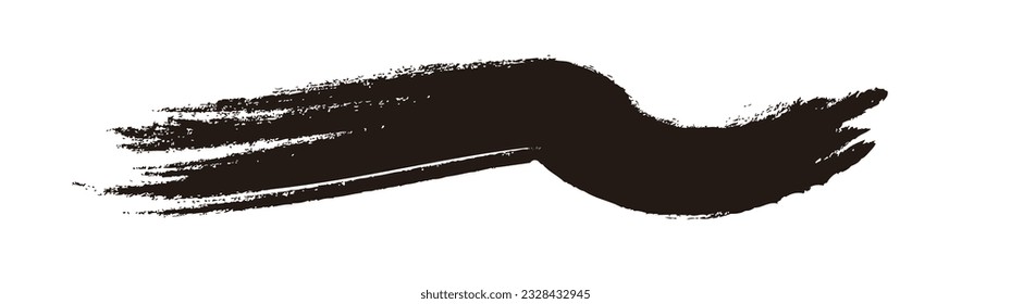 
brush stroke. Japanese design material.