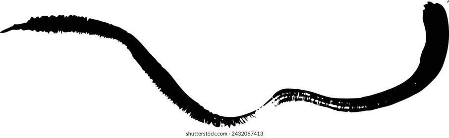Pinselstrich Linienelement, Grunge Holzkohle Handgezeichnete Schraffuren Kritzel Marker Kunst Pinsel Linie, 
Kreidetextur Doodle Zeichnung Design Illustration 