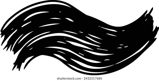 Brush stroke line element, grunge charcoal hand drawn hatches scribble marker art brushes line, 
chalk texture doodle drawing design illustration 
