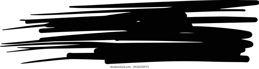 Brush stroke line element, grunge charcoal hand drawn hatches scribble marker art brushes line, 
chalk texture doodle drawing design illustration 