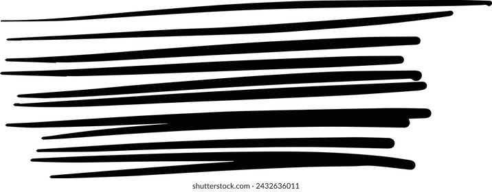 Brush stroke line element, grunge charcoal hand drawn hatches scribble marker art brushes line, 
chalk texture doodle drawing design illustration 