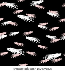 Brush stroke line. Seamless background. Abstract texture drawn. Colorful brush stroke line.