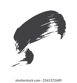 Brush Stroke on white background.