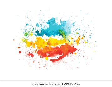 brush stroke paint background art vector design