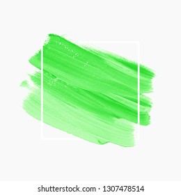 Brush stroke paint background vector. Perfect painted design for logo, sale banner or headline.