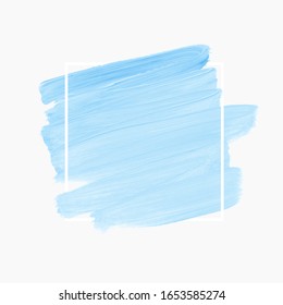 Brush stroke paint background vector. Perfect painted design for logo, sale banner or headline.