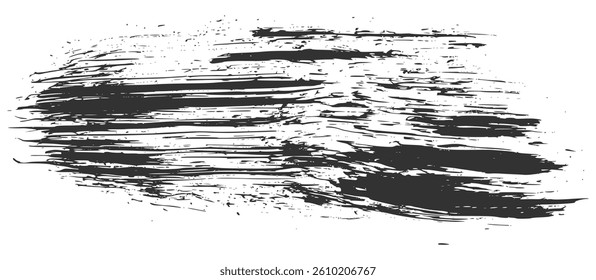 Brush stroke paint boxes isolated on transparent background. Set of text boxes. Grunge design elements