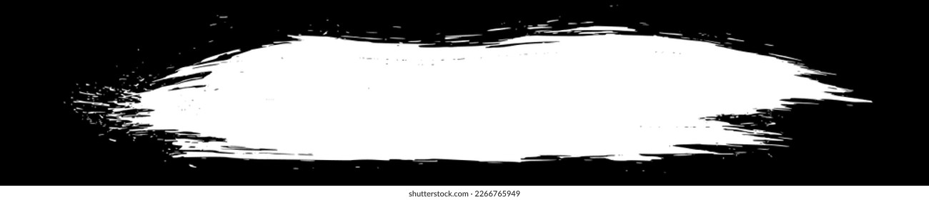 Schriftzeichen, handgezeichnet in Kreide auf Schwarz. Panoramahintergrund. Breiter horizontaler Langbanner. Design-Element. Vektorgrafik, Eps10.